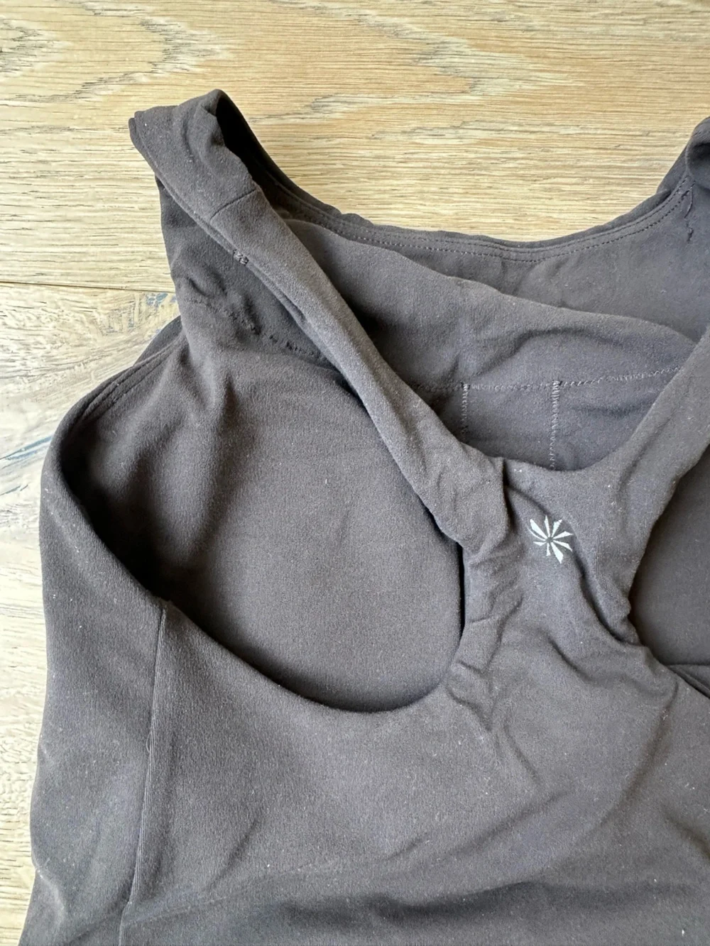 Athleta Purpose Crop Sports Bra D-DD+ Truffle XS